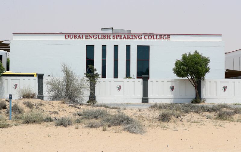 Dubai English Speaking College at Academic City was established with the aim of providing quality British education for pupils up to the age of 18 and preparing them for entry into university. Pawan Singh / The National

