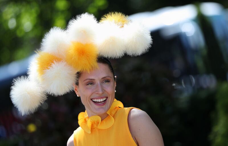 Valeri Stark from Moscow poses for a photographer. Jonathan Brady / PA Wire