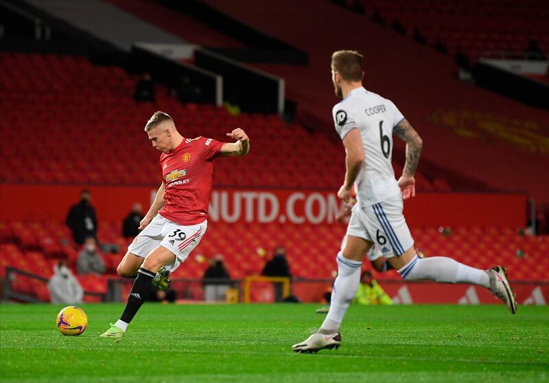 Manchester United had one of their best days at home in recent times last time out, beating Leeds 6-2. Scott McTominay scores to open the scoring. EPA