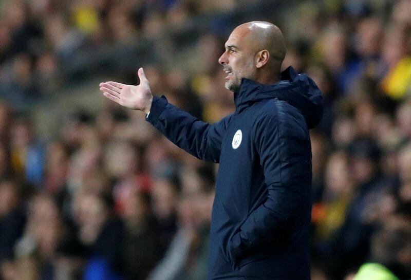 Manchester City 4 Brighton and Hove Albion 0. Why? Pep Guardiola, pictured, and City may have one eye on the Uefa Champions League next week, following their shock opening week loss to Lyon, but they should still have too much for Brighton. The question will be who lines up for City with players such as Sergio Aguero and David Silva possibly being rested. Action Images via Reuters