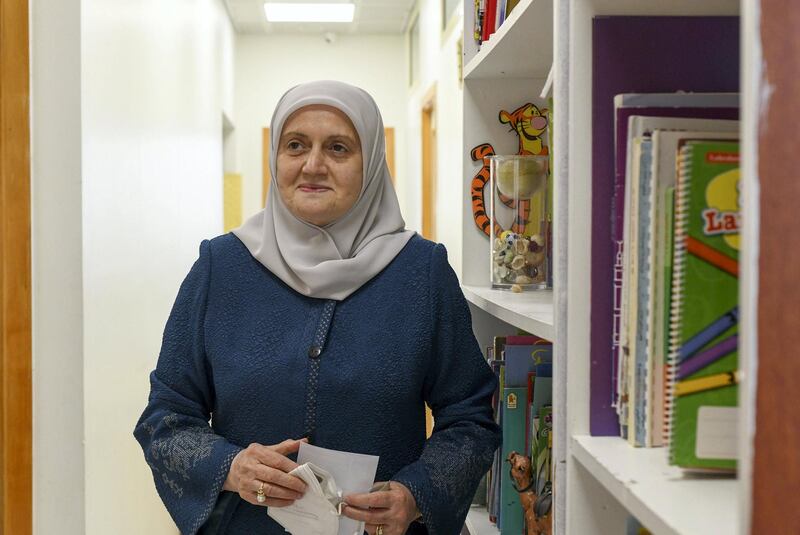 Lotus Training Centre-AD May Kadkoy, Syrian, and Head of Lotus Holistic Retal Training Centre where she helps women and children who are displaced by war in the capital on June 20, 2021. Khushnum Bhandari/ The National
Reporter: Haneen Dajani News