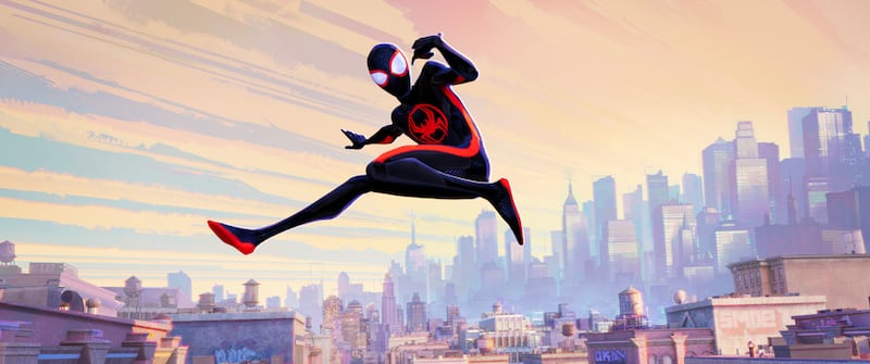 Shameik Moore plays Miles Morales in Spider-Man: Across the Spider-Verse. Photo: Sony Pictures Animation