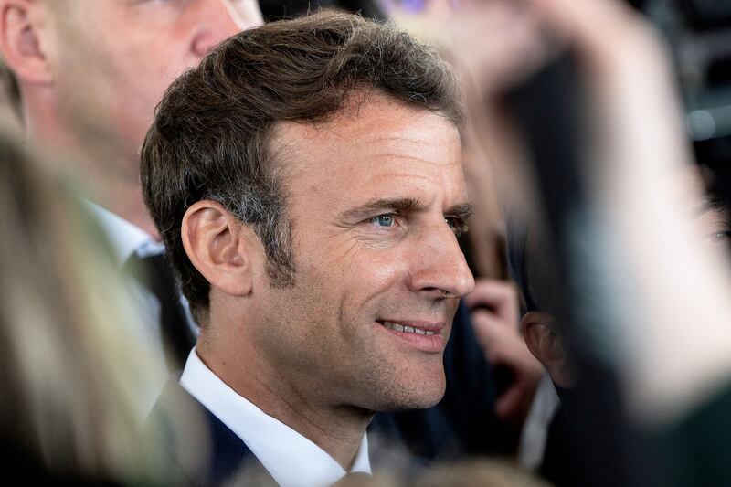 French President Emmanuel Macron. Reuters