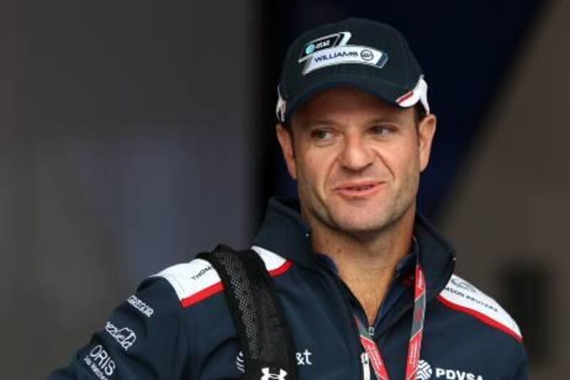 NURBURG, GERMANY - JULY 21:  Rubens Barrichello of Brazil and Williams walks in the paddock during previews to the German Formula One Grand Prix at the Nurburgring on July 21, 2011 in Nurburg, Germany.  (Photo by Julian Finney/Getty Images)