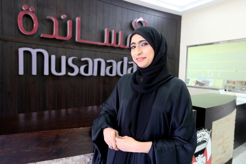 Fawziya Al Marzouqi, the facilities manager for the Western Region at Musanada – Abu Dhabi General Services, recently won an award for best facilities manager in the Middle East. Fatima Al Marzooqi / The National