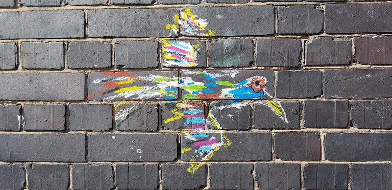 A freshly painted Bird of Paradise on Brick Lane by Sell Out. Photo by Rosemary Behan