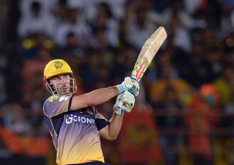 Chris Lynn, Australia batsman, to Kolkata Knight Riders for $1.5m. Punit Pranjpe / AFP