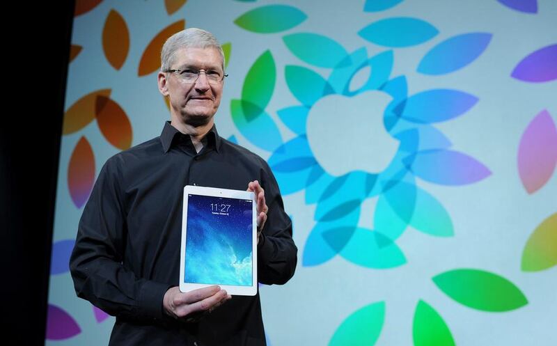 A reader is unimpressed by the new iPad Air launched by Apple CEO Tim Cook. Noah Berger/Bloomberg