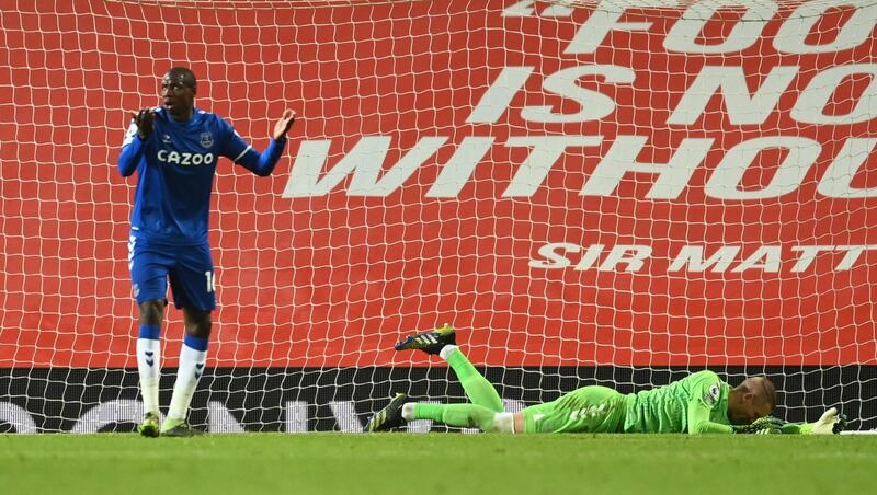 Abdoulaye Doucoure, 7 - Kept his side in the game at both ends, first smashing Paul Pogba’s perilous header away to safety with Scott McTominay lurking, before tapping into an empty net after David de Gea could only parry Calvert-Lewin’s strike. Reuters