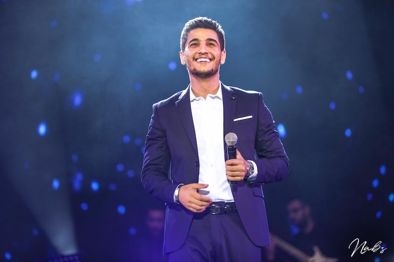 Mohammed Assaf performs as part of Mawazine festival in Rabat, Morocco on June 24, 2019. Courtesy Mawazine festival.