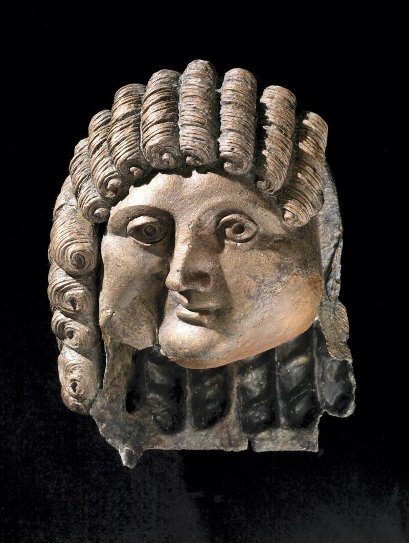 Head of a man 100 BCE-200 CE Saudi Arabia, Qaryat al-Faw Cast bronze Riyadh, Archaeology Department museum, King Saud University. Photo credit: Â© Saudi Commission for Tourism and National Heritage
