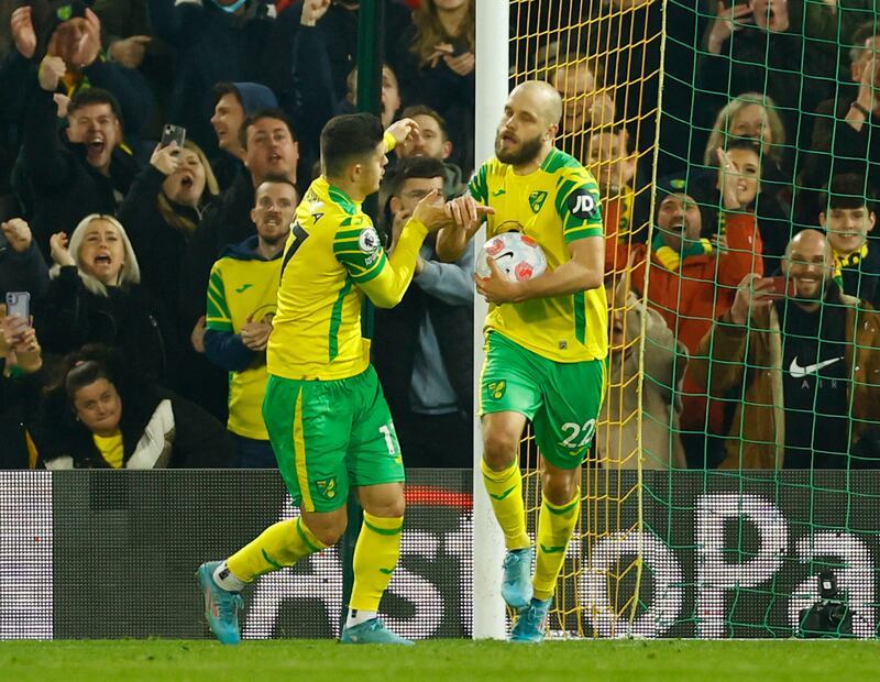 SUBS: Milot Rashica (For Normann 46’): 8 - The substitute changed the game dynamic for Norwich at half-time, when they looked firmly defeated beforehand. His quality showed throughout, with an early free-kick almost resulting in a goal.
Action Images