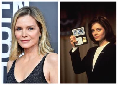 Michelle Pfeiffer passed on the role of FBI agent Clarice Starling in 'Silence of the Lambs', which Jodie Foster won a Best Actress Oscar for. AFP, IMDb