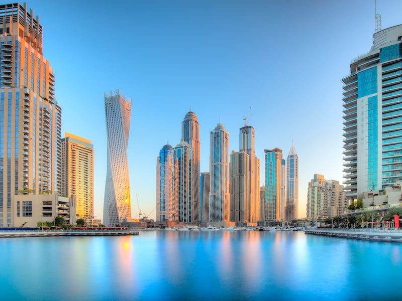 Dubai Marina, where skyscraper homes are a common sight. Photo: Unsplash