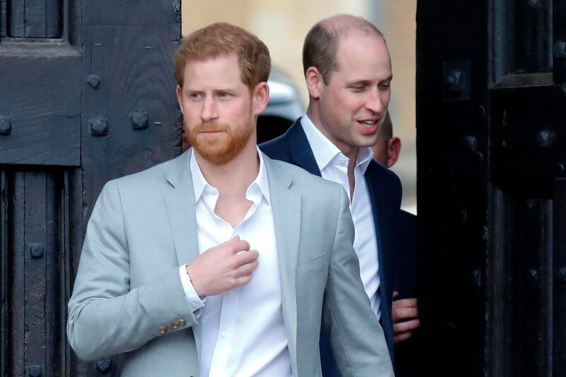 Britain's Prince Harry had previously said he and his brother Prince William were on "different paths" and admitted occasional tension in their relationship. AFP