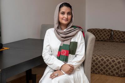 Dr Javairia Hassan, a Pakistani doctor in the UAE, uses apps such as Islam360, Muslim Pro and Athan during Ramadan. Antonie Robertson / The National  