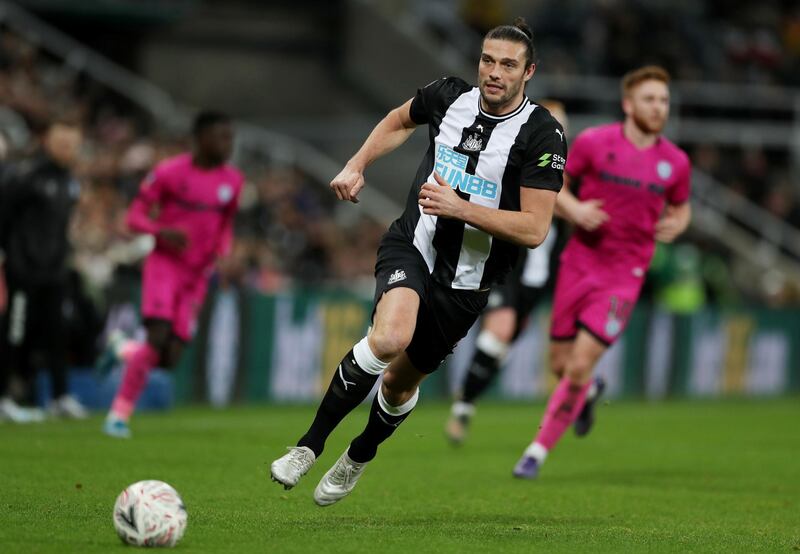 Soccer Football - FA Cup Third Round Replay - Newcastle United v Rochdale - St James' Park, Newcastle, Britain - January 14, 2020  Newcastle United's Andy Carroll          Action Images via Reuters/Lee Smith
