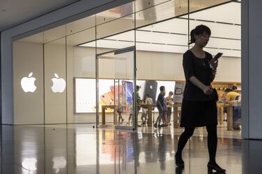 A slowing Chinese economy has hit Apple's bottom line. Bloomberg