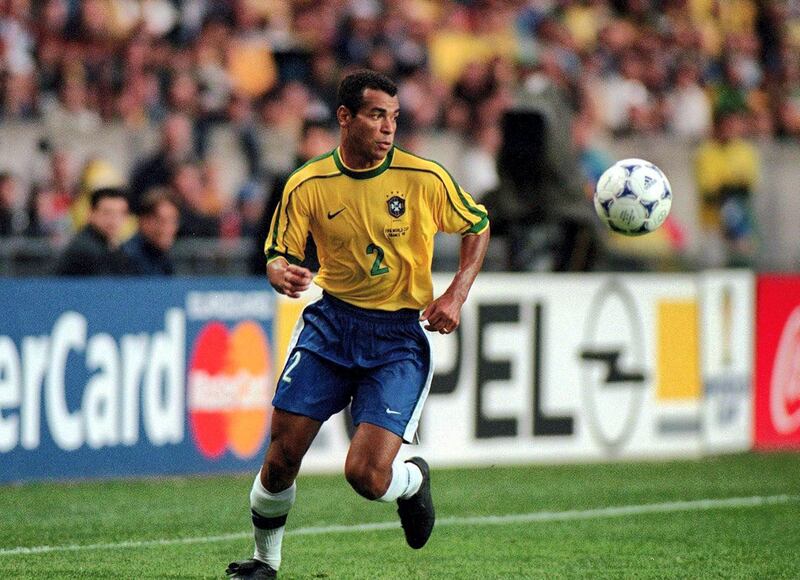 FRANCE - JUNE 27:  WM FRANCE 98 Paris Prinzenpark; BRASILIEN - CHILE 4:1 (BRA - CHI); CAFU/BRA  (Photo by Alexander Hassenstein/Bongarts/Getty Images)