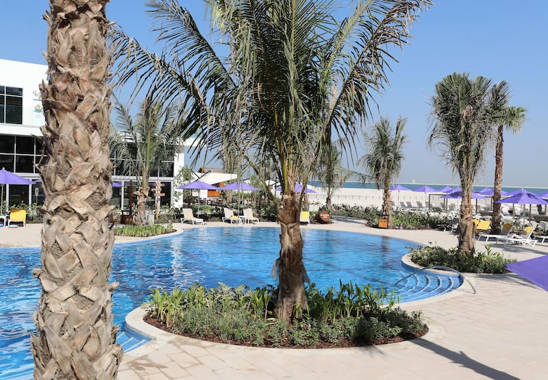 The main pools at Centara Mirage Beach Resort Dubai.