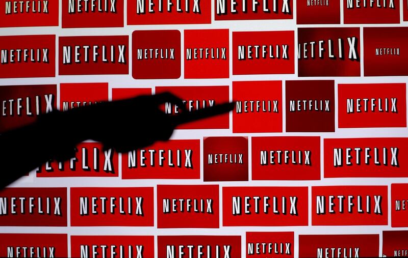 FILE PHOTO: The Netflix logo is shown in this illustration photograph in Encinitas, California, U.S., on October 14, 2014.   REUTERS/Mike Blake/File Photo                GLOBAL BUSINESS WEEK AHEAD