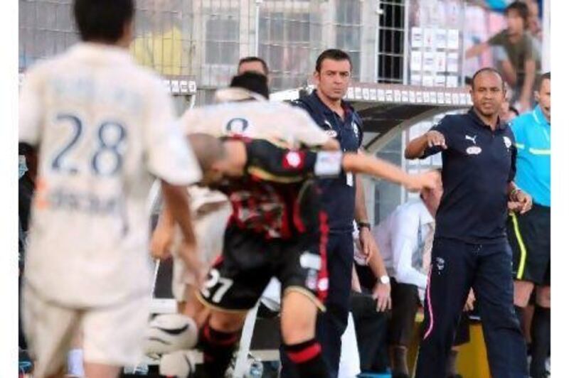 Jean Tigana, right, was a great midfielder for France, but the Bordeaux head coach's managerial skills are coming under fire.