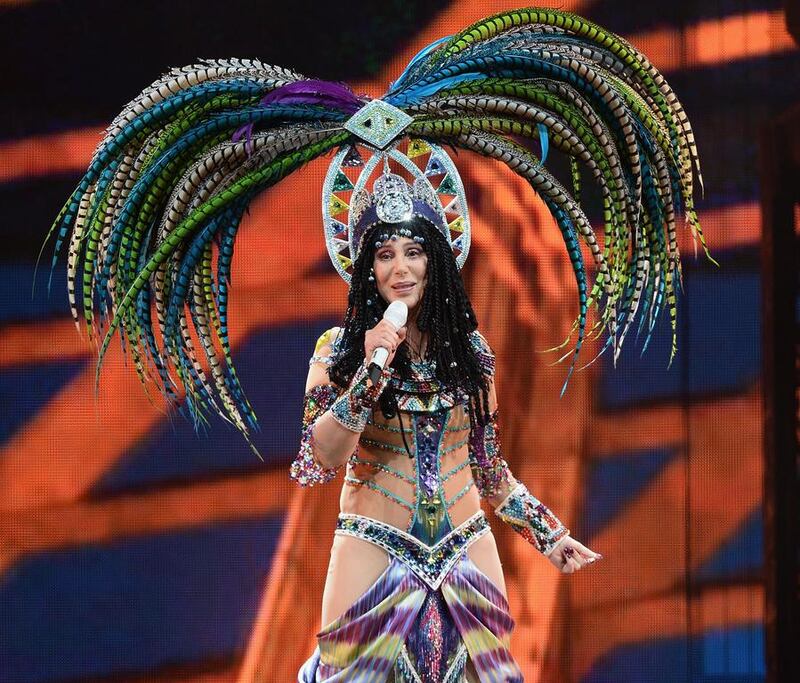 Cher, who turns 67 on May 20, 2014, performs at Barclays Center on May 9, 2014 in the Brooklyn borough of New York City. AFP