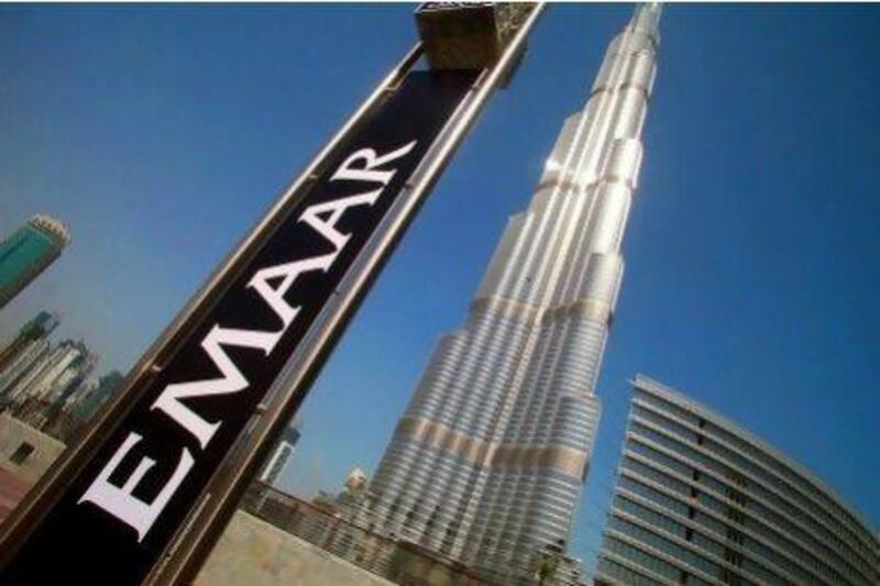 Emaar's stock tends to move in tandem with the wider stock market. Gabriela Maj / Bloomberg News