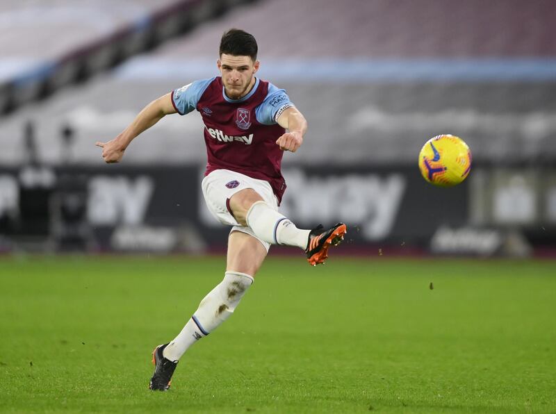 Declan Rice 7 – Hard working and consistent, he was always looking up in an attempt to move the ball forwards. Saw a long-range effort fizz past the post and he came close again moments later when he broke free and sent an effort across the face of goal. AFP