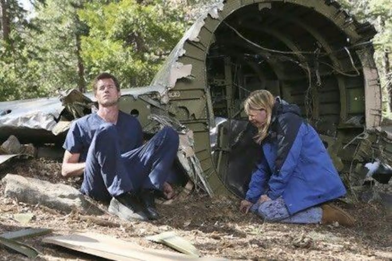 In last season's Grey's Anatomy finale, the doctors Mark Sloan (Eric Dane) and Meredith Grey (Ellen Pompeo) were involved in a devastating plane crash. Karen Neal / ABC