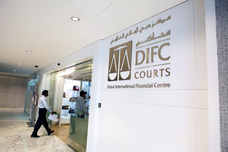 The DIFC Courts in Dubai. Sarah Dea / The National