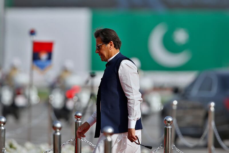 Pakistan's opposition parties have introduced a no-confidence vote in parliament, seeking to oust Prime Minister Imran Khan. AP