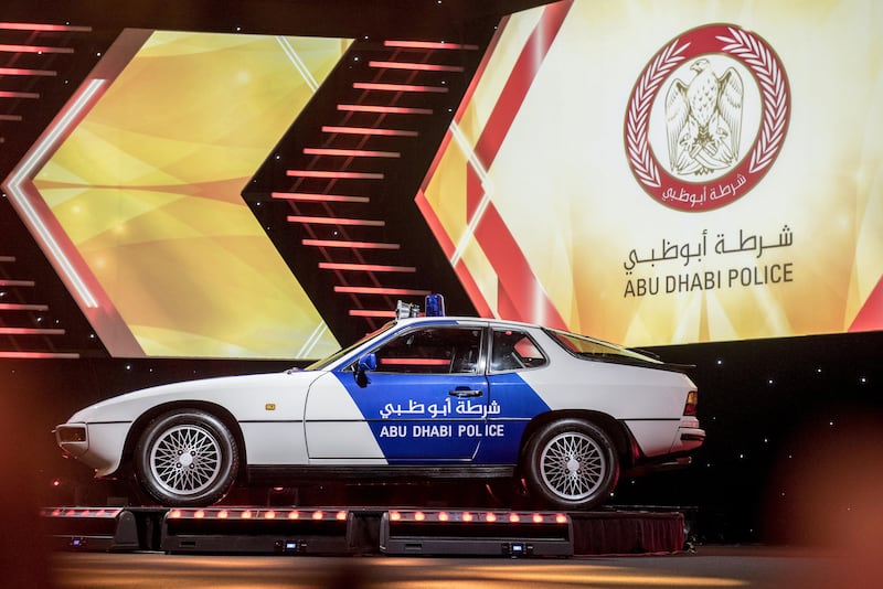 Abu Dhabi, UAE: Abu Dhabi Police unveils new patrol with new emblem at the Armed Forces Officers Club in Abu Dhabi,UAE, on 17 September 2017, Vidhyaa for The National 