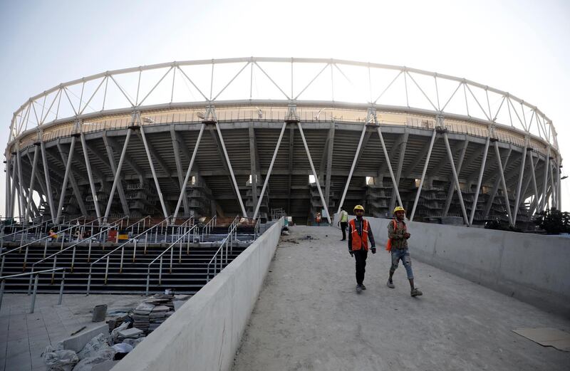 The new stadium in Motera is said to be the dream project of India's Prime Minister Narendra Modi. Reuters