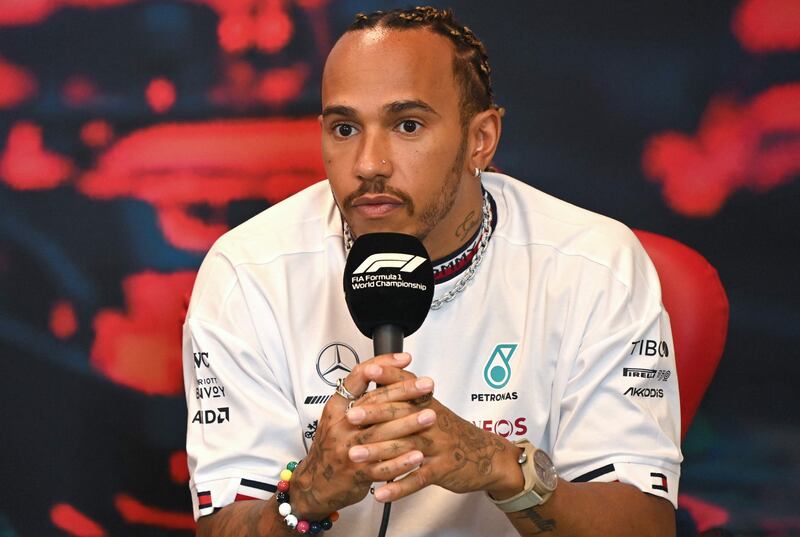 Mercedes' British driver Lewis Hamilton struggled during practice for the Monaco Grand Prix. AFP