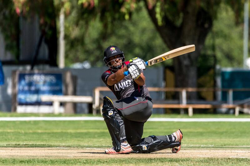 ICC World Cricket League - Division 2 - Namibia 2018 - UAE v Kenya. Photo by Joahn Jooste