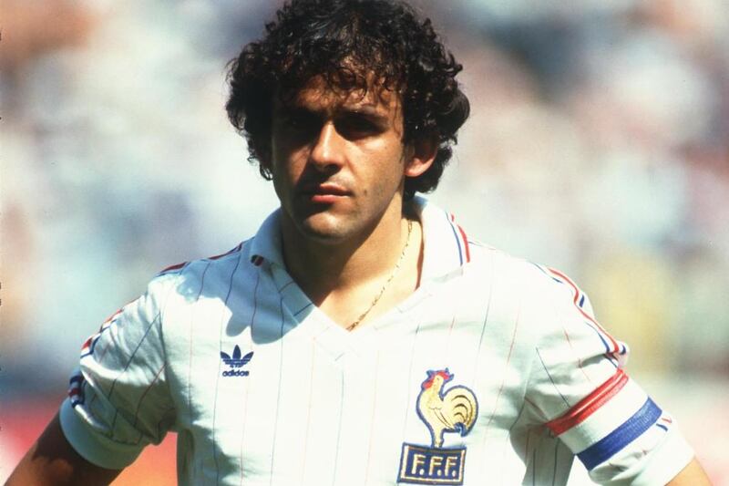 Michel Platini - 353 goals (Nancy 127, Saint-Etienne 82, Juventus 103, France 41). Sporting Pictures 