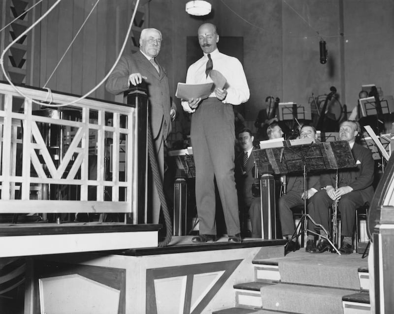 English composer, Edward Elgar and English conductor, Sir Adrian Boult, were the first to use Studio One in 1931, conducting the London Symphony Orchestra for a recording of 'Land of Hope and Glory'. Getty Images