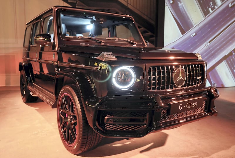 Dubai, United Arab Emirates - July 3rd, 2018: Launch of new Mercedes-Benz G-Class for Motoring. Tuesday, July 3rd, 2018 in Al Quoz, Dubai. Chris Whiteoak / The National