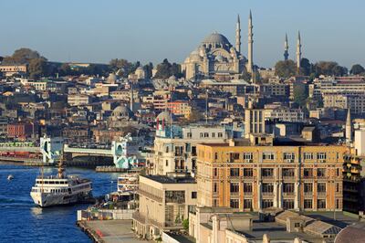 18 Oct 2013 --- Karakoy area on the Golden Horn, Istanbul, Turkey, Europe --- Image by © Richard Cummins/Robert Harding World Imagery/Corbis