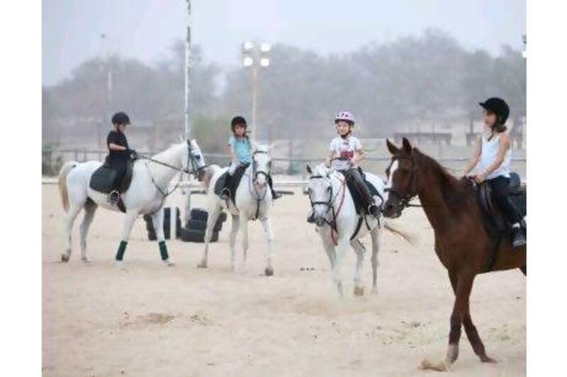 Horse riders at Mushrif Park in Dubai are being unfairly targeted by policy changes, a reader says. (Jaime Puebla / The National)