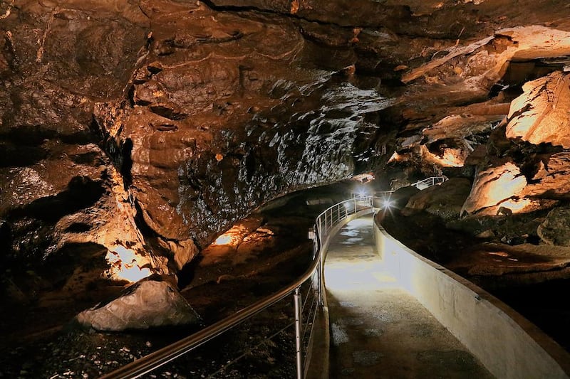 The Al Hoota Cave between Nizwa and Jebel Shams is perfect for the whole family to visit. Courtesy Oman Tourism Development Company