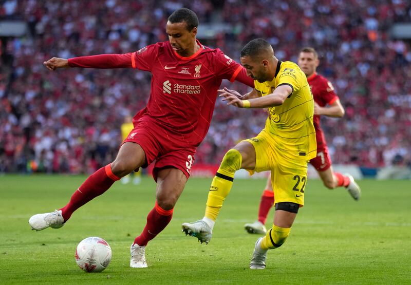 Joel Matip (Van Dijk 90') - 7. The 30-year-old's fresh legs came in useful when he was quick to a ball in the area that Pulisic looked set to get to first. AP