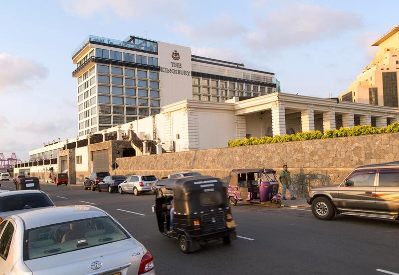 KC8X28 Modern architecture Kingsbury Hotel building central Colombo, Sri Lanka, Asia