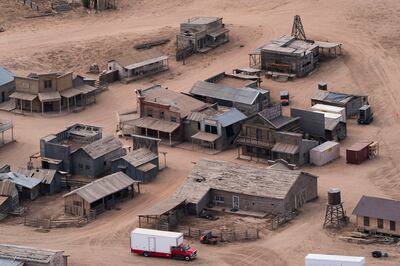 The Bonanza Creek Ranch in Santa Fe where 'Rust' was being filmed. AP