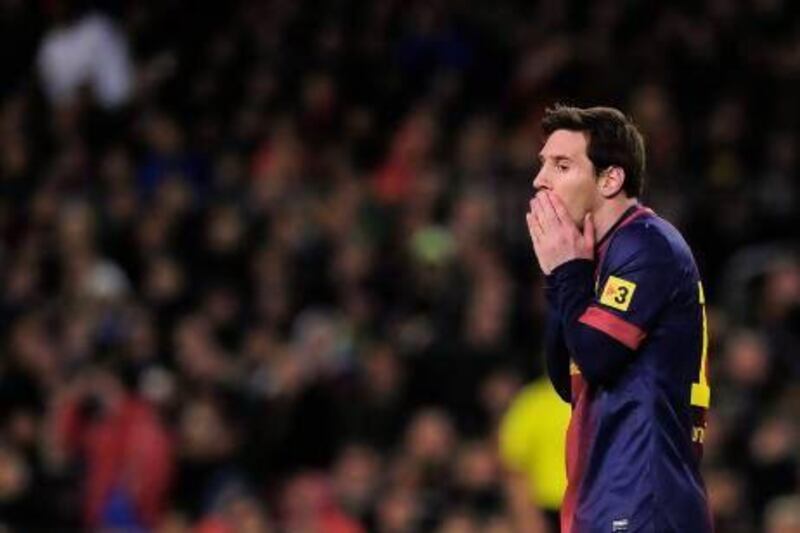 Lionel Messi had very little impact against Real Madrid. Josep Lago / AFP