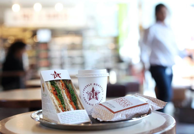 Pret A Manger first opened at Dubai International Airport in 2016. Bloomberg