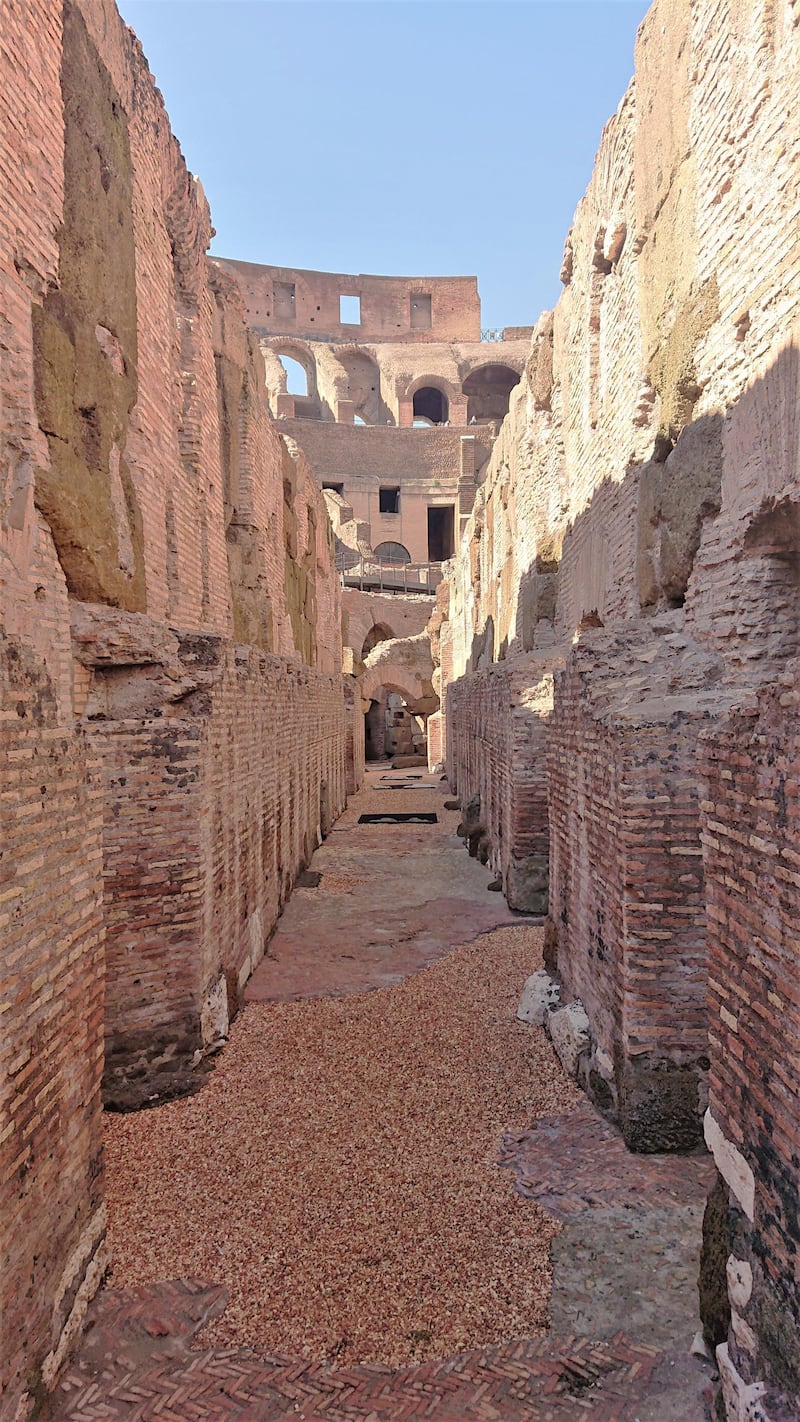 The hypogea is home to the underground passages, cages and rooms where prisoners, animals and gladiators waited, or were kept, before they entered the arena above. Courtesy Tod’s Group