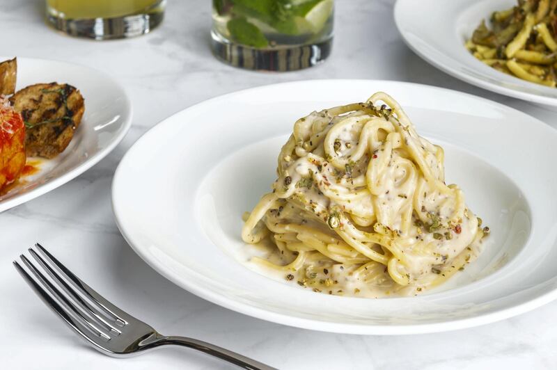 Tonnarelli cacio e Pepe at Motorino