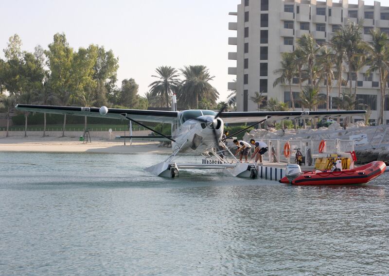 One of the first Seawings flights from Jebel Ali in 2007. Courtesy Seawings